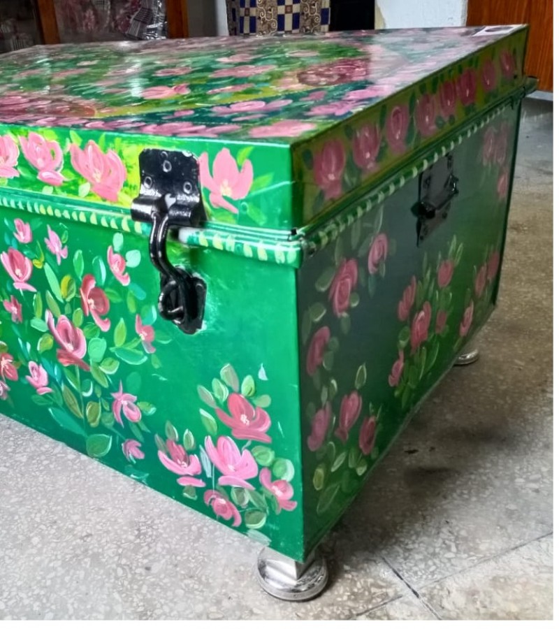 hand-painted trunk